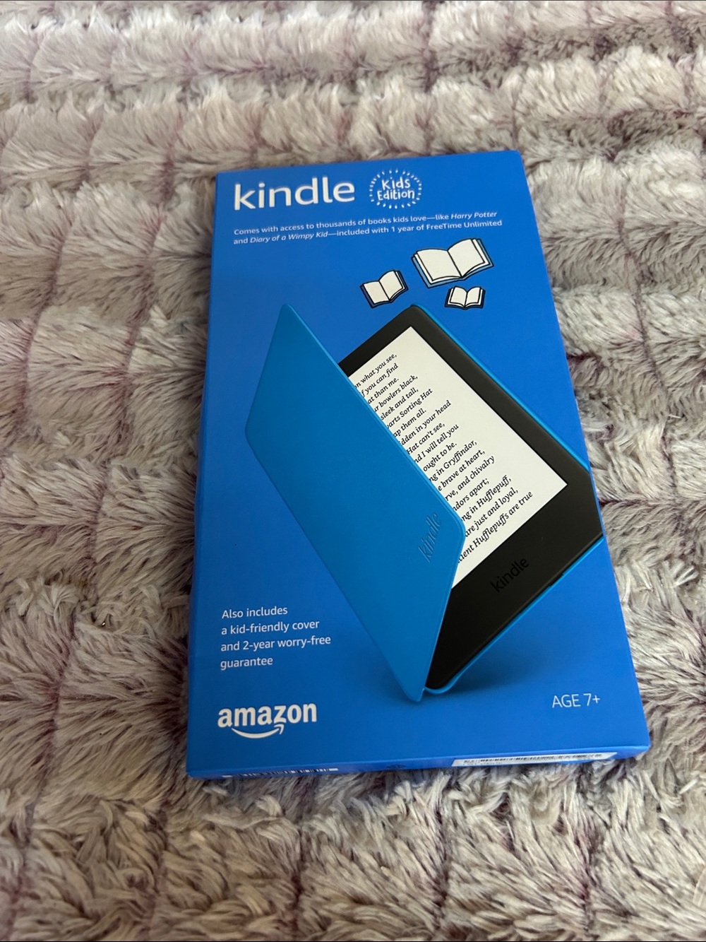 Amazon Kindle Kids Edition in Bright Blue Cover 6 in & 8 GB